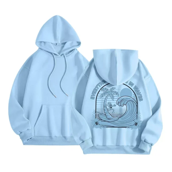Women's Pullover with Pockets Fashion Long Sleeve Lightweight Hoodies - Image 31