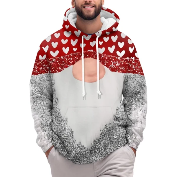 Hooded Sports Tracksuit Unisex Running Outfits Long Sleeve Pullover Hoodies - Image 31