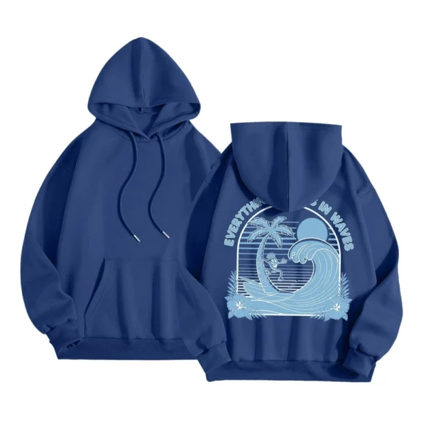 Women's Pullover with Pockets Fashion Long Sleeve Lightweight Hoodies - Image 19