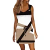 Women's Fashion Casual Printed Sleeveless Drawstring Dress With Pockets - Image 29