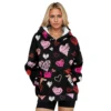 Womens Oversized Sweatshirts Fleece Hoodies Long Sleeve Shirts Pullover Fall - Image 6