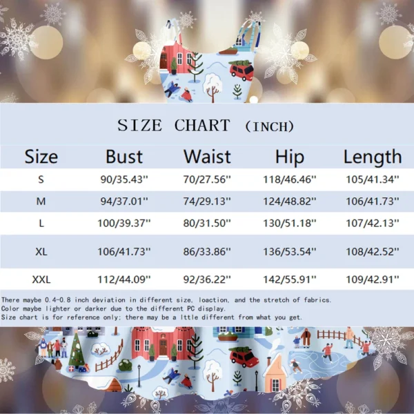 Women's Printed Strapless Christmas Fashion Gothic Cocktail Sexy Dress Punk - Image 33