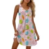Women's Printed Easter Dresses Casual Sundresses Summer Fashion Loose Dress - Image 26