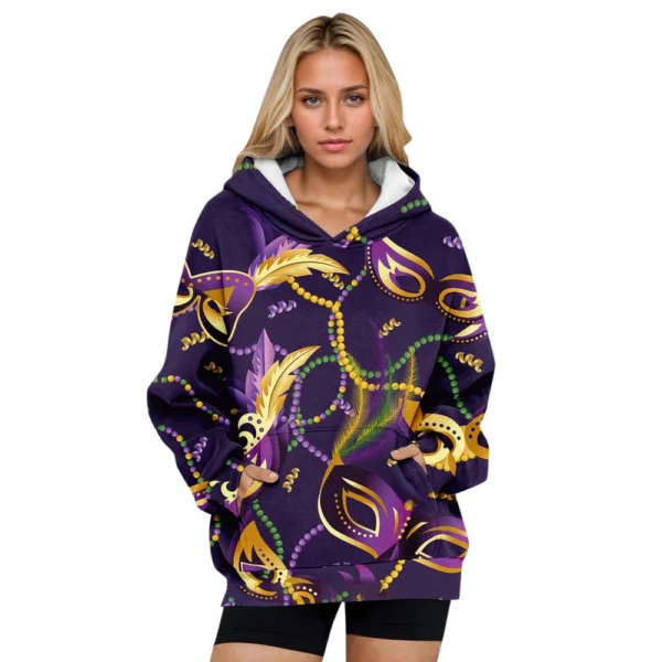 Womens Oversized Sweatshirts Fleece Hoodies Long Sleeve Shirts Pullover Fall - Image 3