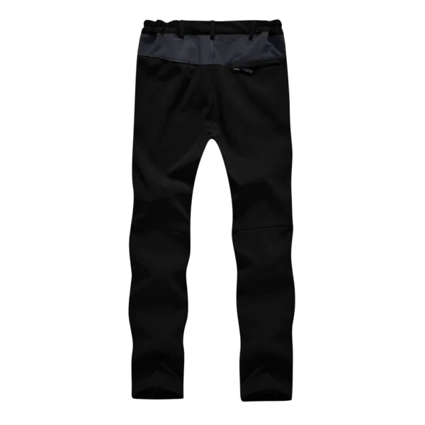 Womens Waterproof Breathable Rain Pants Plush Windbreak Ladies Trousers - Image 7