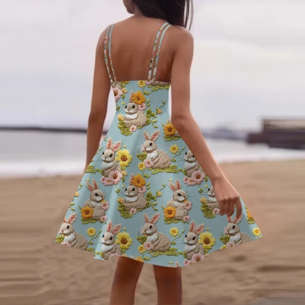 Women's Sundresses Dresses Fashion Casual Easter Summer Printed Loose Dress - Image 12