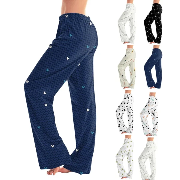 Women's Winter Soild Colored Pants, Full Length Pants, Sports Pants, Home Pants