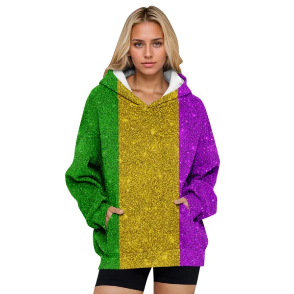 Womens Oversized Sweatshirts Fleece Hoodies Long Sleeve Shirts Pullover Fall - Image 5
