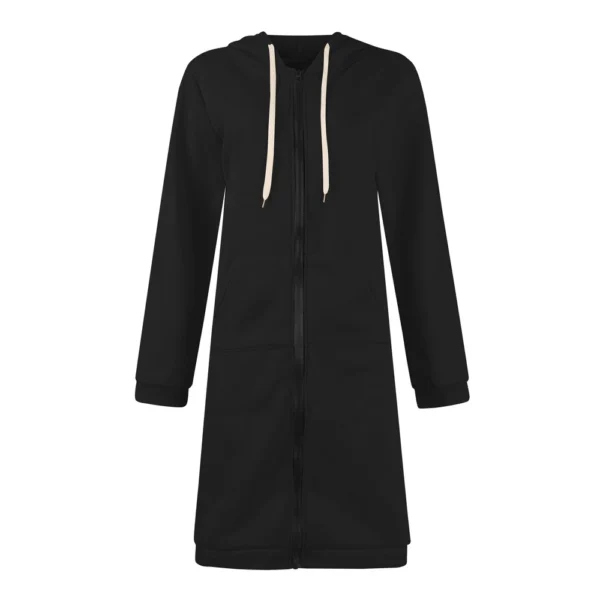 Women's Zip Up Hoodies Oversized Fleece Long Sleeve Sweatshirts Jacket Coat - Image 7