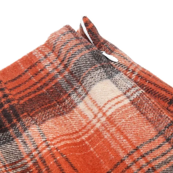 Womens High Waist Plaid Skirt Bodycon Pencil Wool Mini Skirts - Image 9