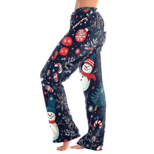Women's Halloween Printed Casual Pants Drawstring Elastic Waist Drawstring - Image 23