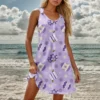 Women's Printed Easter Dresses Casual Sundresses Summer Fashion Loose Dress - Image 28
