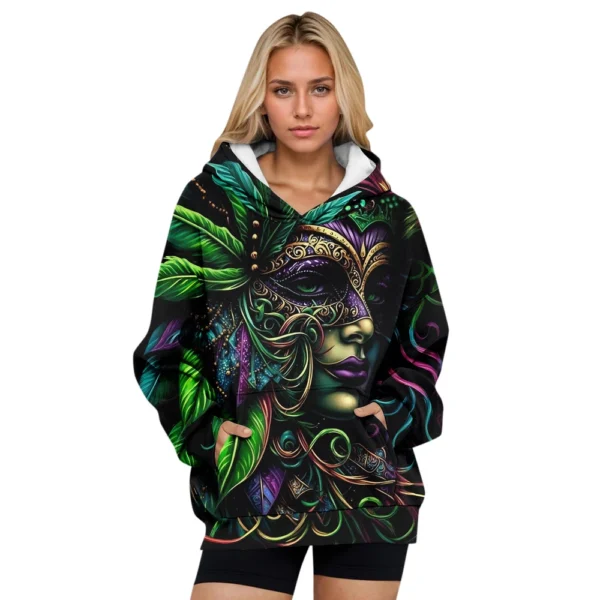 Womens Oversized Sweatshirts Fleece Hoodies Long Sleeve Shirts Pullover Fall - Image 2