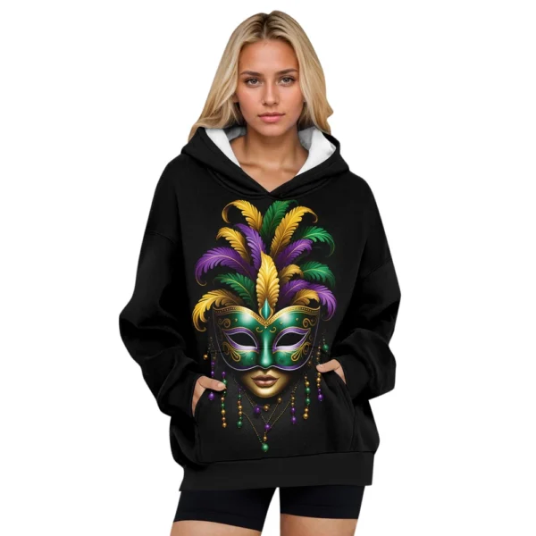 Womens Oversized Sweatshirts Fleece Hoodies Long Sleeve Shirts Pullover Fall - Image 14