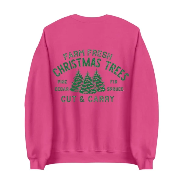 Women's Sweatshirt Sports Christmas Print Pullover Sweatshirt Round Neck Long - Image 29