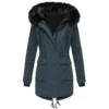 Women's Fashion Plus Fleece Thickened Cotton-padded Winter Coat Pie Overcome - Image 4