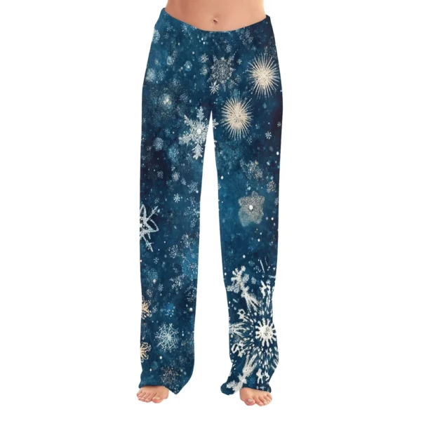 Women's Halloween Printed Casual Pants Drawstring Elastic Waist Drawstring - Image 16