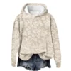 Women's Tops Sweatshirt Print Round Neck Hooded Casual - Image 14